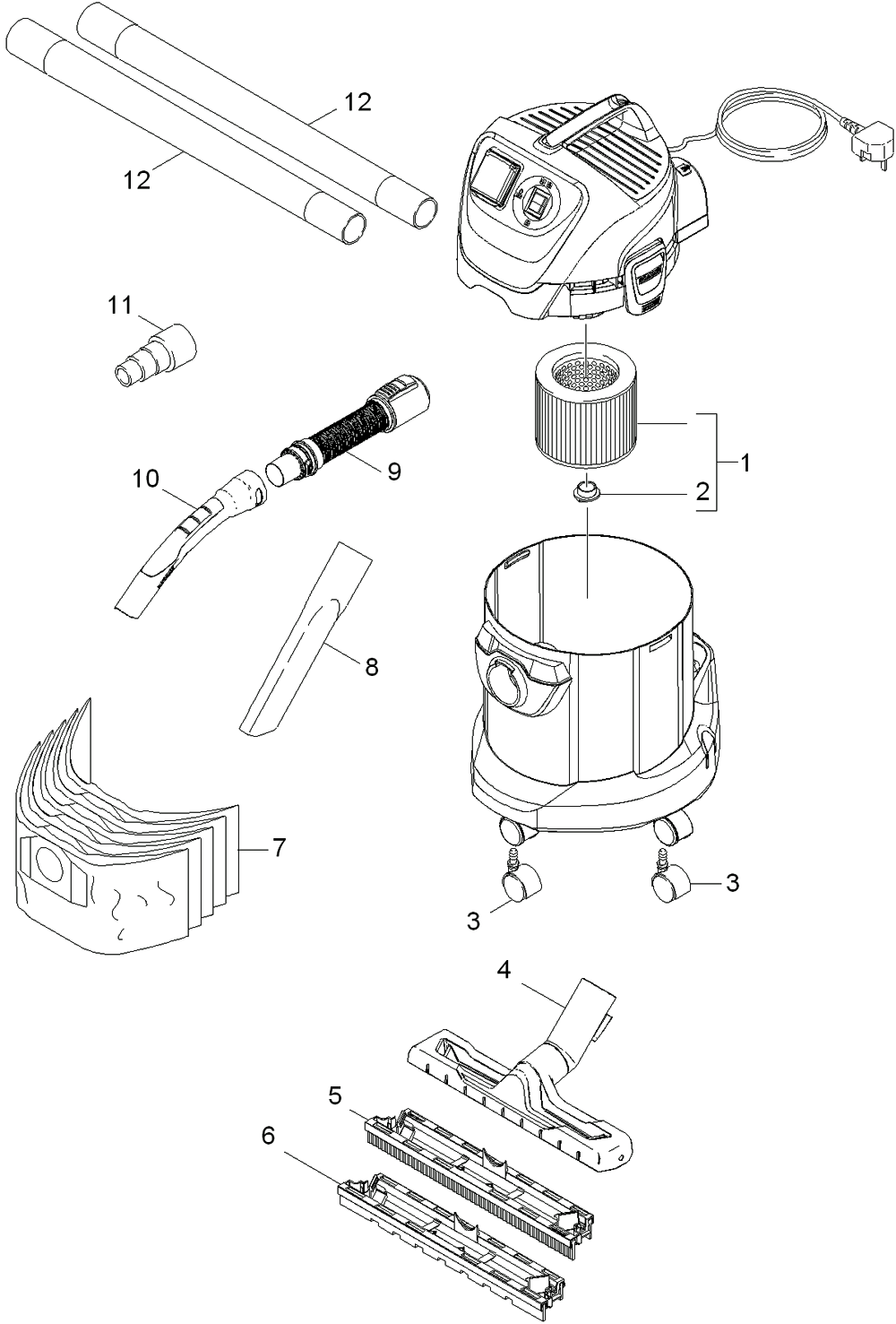 Karcher Vacuum Parts